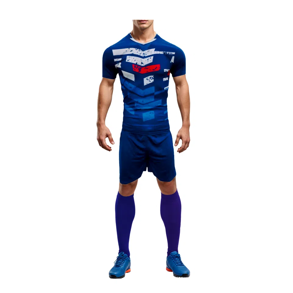 Mitzuma Sublimated Soccer Kit – Royal/Red/White