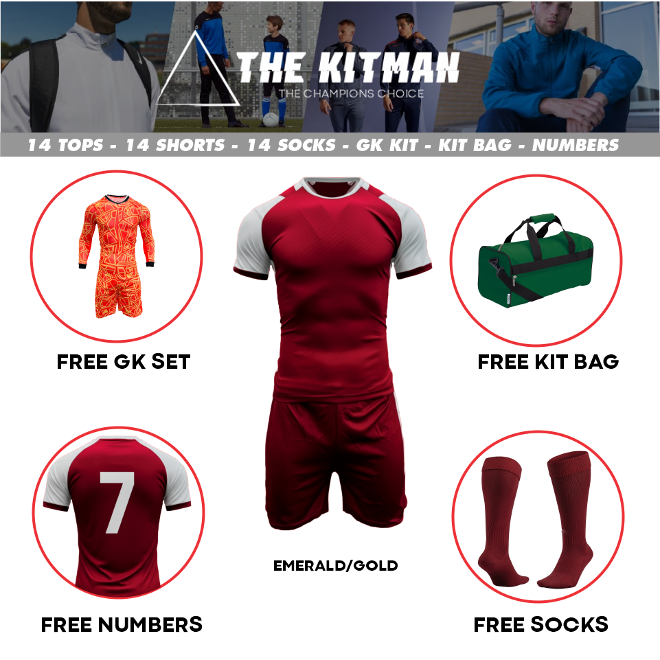 Mitzuma Oculus Soccer Kit | Maroon and White