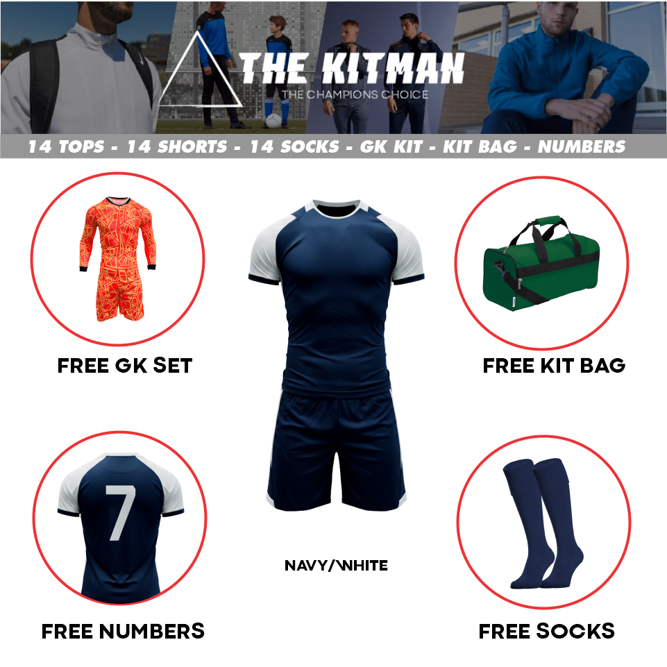 Mitzuma Oculus Soccer Kit | Navy and White