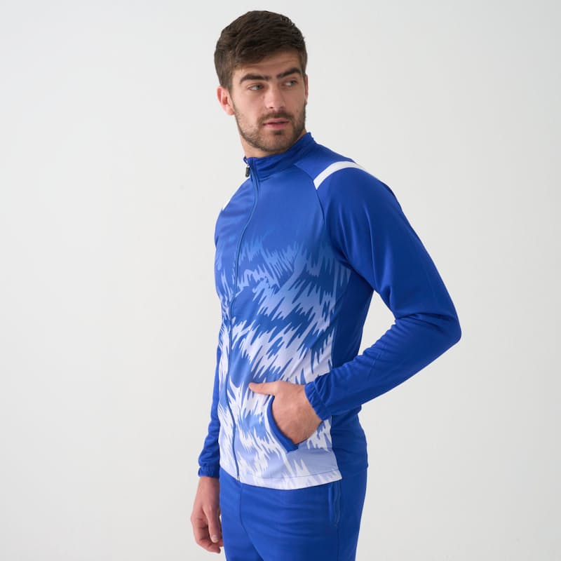 Mitzuma Morocco Tracksuits in Royal and White for Ultimate Comfort