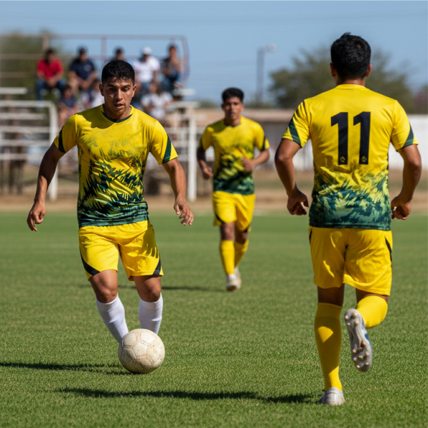 Mitzuma Morocco Team Kit - Gold/Black Football Strip (14 Player + Goalkeeper) 2 Mitzuma Morocco Team Kit - Gold/Black Football Strip (14 Player + Goalkeeper) - Image 2