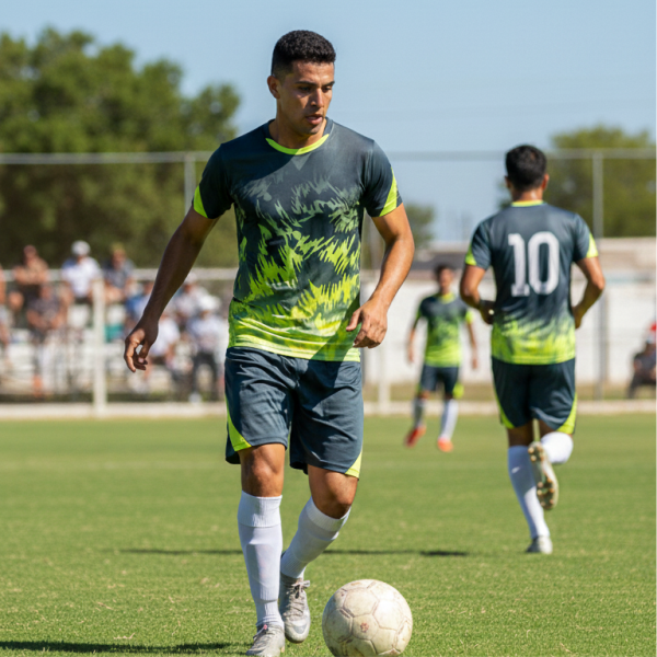 Mitzuma 15 Player Soccer Kit - Grey/Neon Yellow Full Team Strip SA 2 grey and neon yellow football jersey south africa