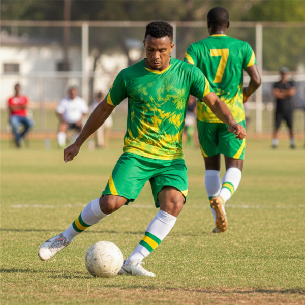 Mitzuma Morocco Team Kit - Emerald/Gold Football Strip (14 Player + Goalkeeper) 2 Mitzuma Morocco Team Kit - Emerald/Gold Football Strip (14 Player + Goalkeeper) - Image 2